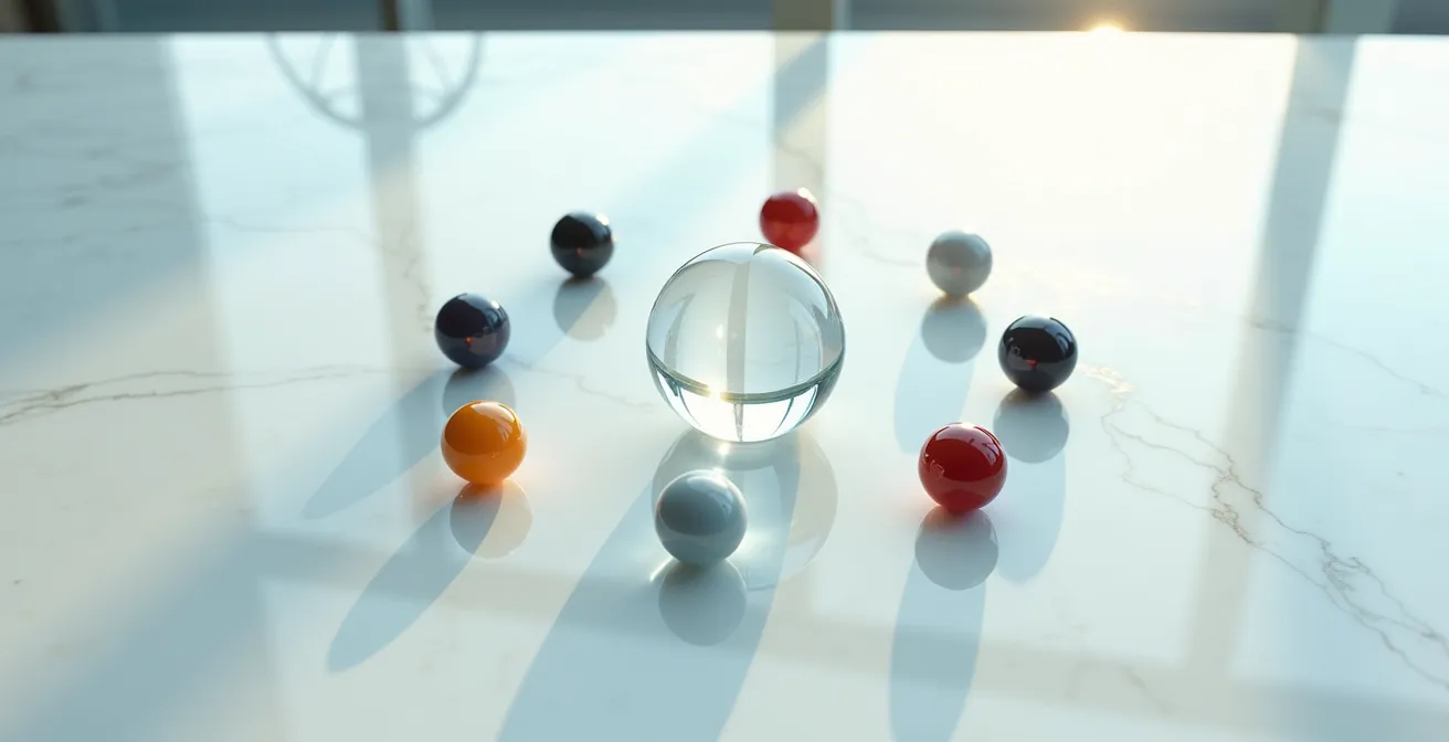 Visual representation of core-satellite investment strategy with passive core and active satellites