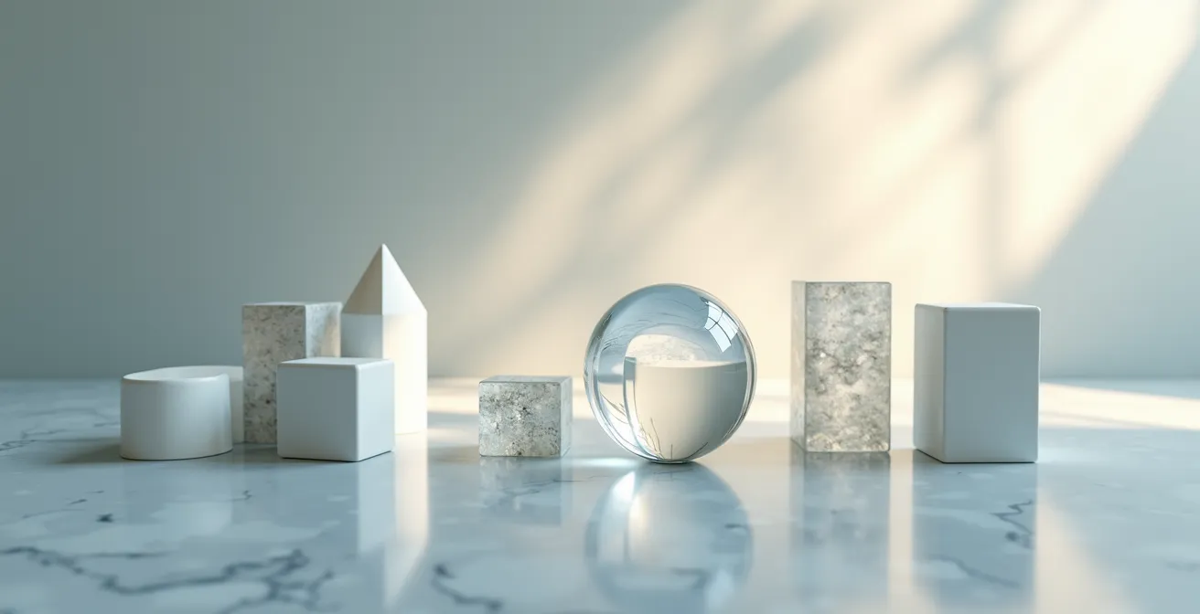 Abstract representation of interactive choice widgets with flowing user data