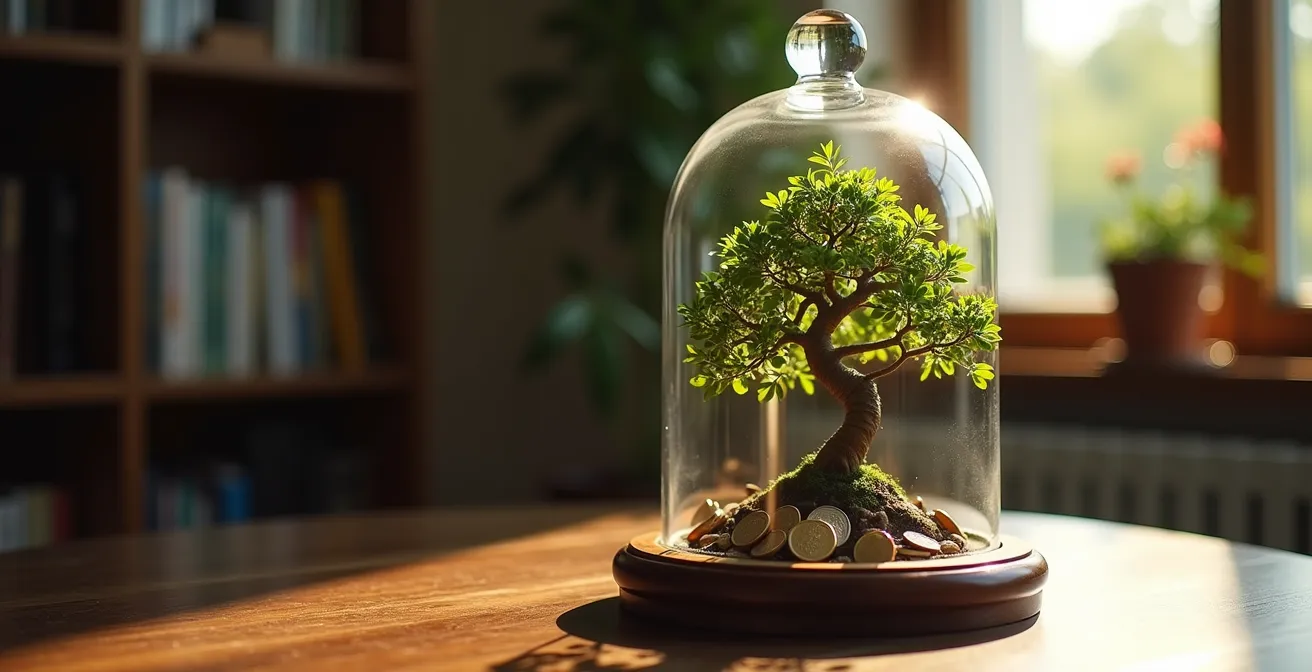 Conceptual image showing financial protection through an ISA tax wrapper